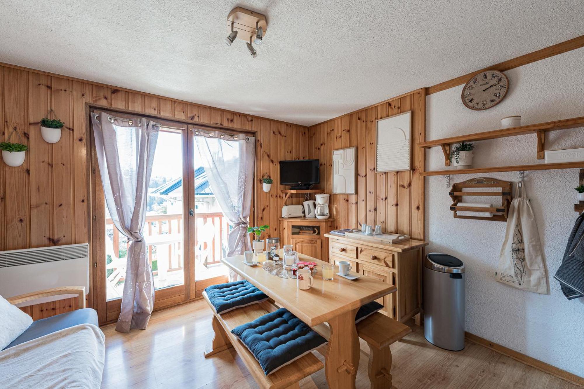Ski Ou Thermes? Un Appt Cabine Avec Vue Magnifique Saint-Gervais-les-Bains Exterior foto